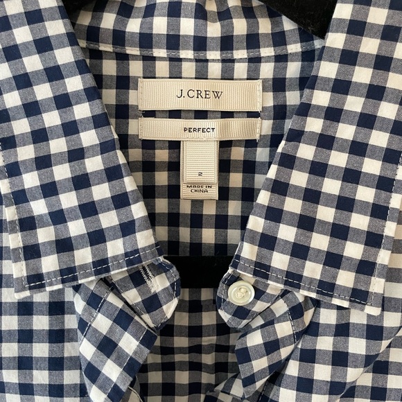 J. Crew Perfect shirt - size 2 - new without tags - Picture 5 of 5